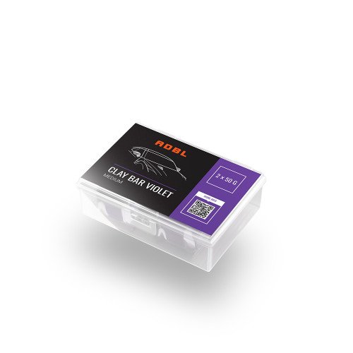Argila Decontaminare Auto Medie ADBL Clay Bar Medium, Violet, 100g, 2 buc