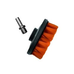 Perie Mocheta Moale cu Adaptor Bormasina ADBL Twister Soft, 100mm Perie Mocheta Moale cu Adaptor Bormasina ADBL Twister Soft, 100mm
