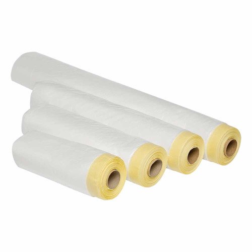 Folie Protectie cu Banda Adeziva Colad Plastic Film with Tape, 90m x 25m Folie Protectie cu Banda Adeziva Colad Plastic Film with Tape, 90m x 25m