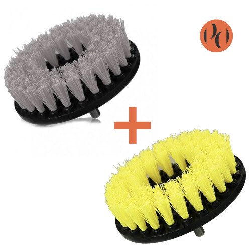 Set Perii Bormasina speckLESS speckBRUSH Perie Mocheta Moale si Medie, 2 buc