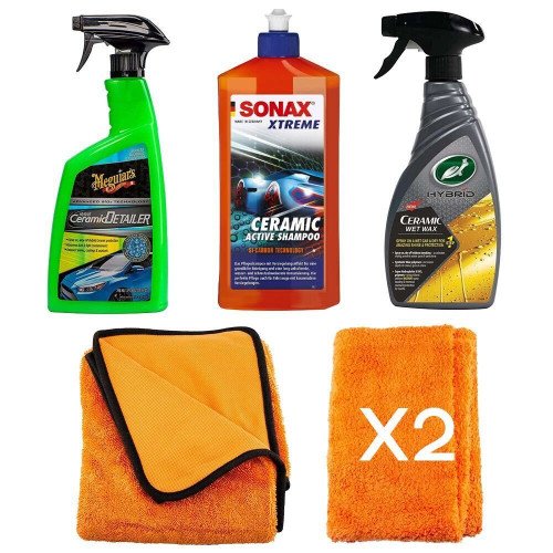 Set Sampon Auto, Ceara Auto si Prosop Auto Pro Detailing Ceramic Boost