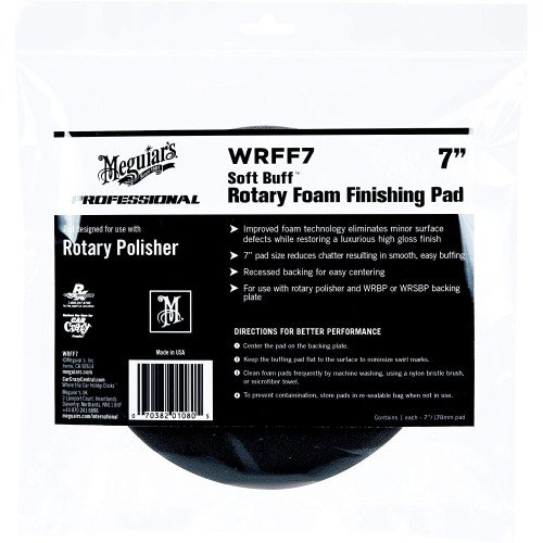 Burete Fin Polish Meguiars Rotary Foam Finishing Pad, 178mm Burete Fin Polish Meguiars Rotary Foam Finishing Pad, 178mm