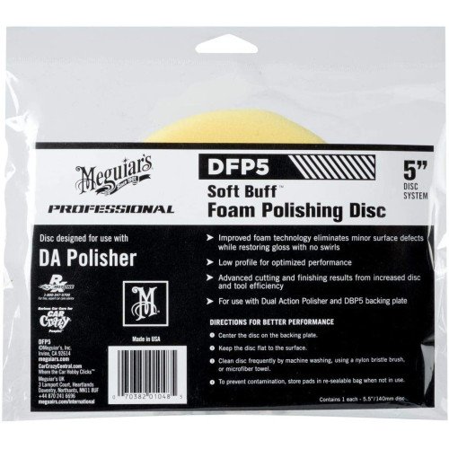 Burete Polish Mediu Meguiars Soft Buff DA Foam Polishing Disc, 5, DFP5 Burete Polish Mediu Meguiars Soft Buff DA Foam Polishing Disc, 5, DFP5
