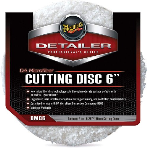 Pad Microfibre Polish Abraziv Meguiars DA Microfiber Cutting Pad, 159mm Pad Microfibre Polish Abraziv Meguiars DA Microfiber Cutting Pad, 159mm