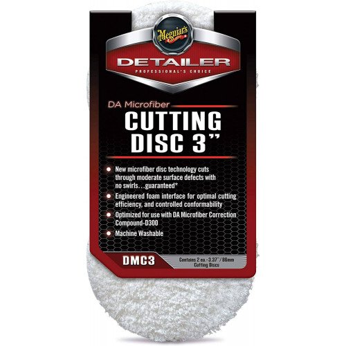 Pad Microfibre Polish Abraziv Meguiars DA Microfiber Cutting Pad, 86mm Pad Microfibre Polish Abraziv Meguiars DA Microfiber Cutting Pad, 86mm