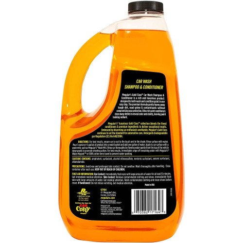 Sampon Auto Meguiar's Gold Class Car Wash Shampoo and Conditioner, 1.89L