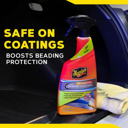 Solutie Curatare si Ceruire fara Apa Meguiar's Hybrid Ceramic Waterless Wash and Wax, 768ml Solutie Curatare si Ceruire fara Apa Meguiar's Hybrid Ceramic Waterless Wash and Wax, 768ml