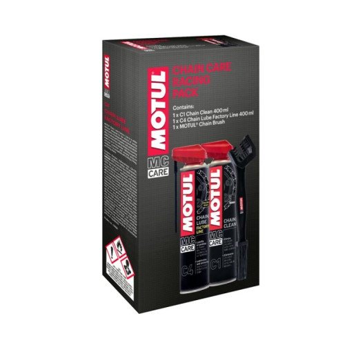 Set Intretinere Lant Moto Motul Chain Care Racing Pack C1 si C4