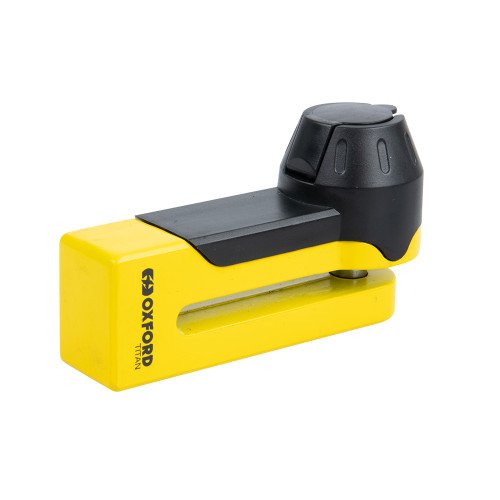 Lacat Antifurt Blocare Disc Moto Oxford Titan Pin Disc Lock, Galben