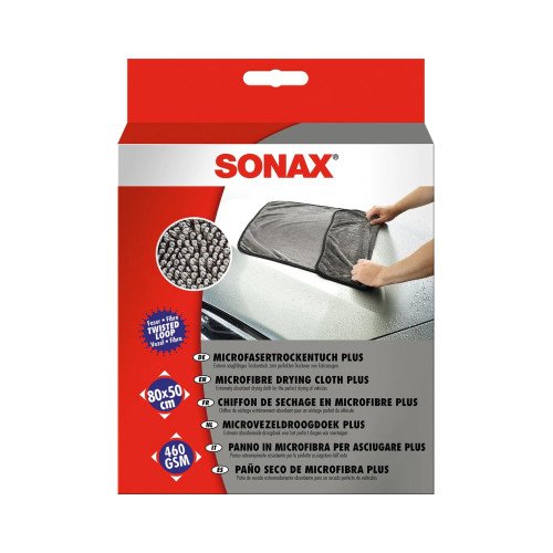 Prosop Microfibre Uscare Auto Sonax Plus, 80 x 50cm Prosop Microfibre Uscare Auto Sonax Plus, 80 x 50cm
