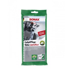 Servetele Umede Curatare Plastic Efect Mat Sonax, 10buc Servetele Umede Curatare Plastic Efect Mat Sonax, 10buc